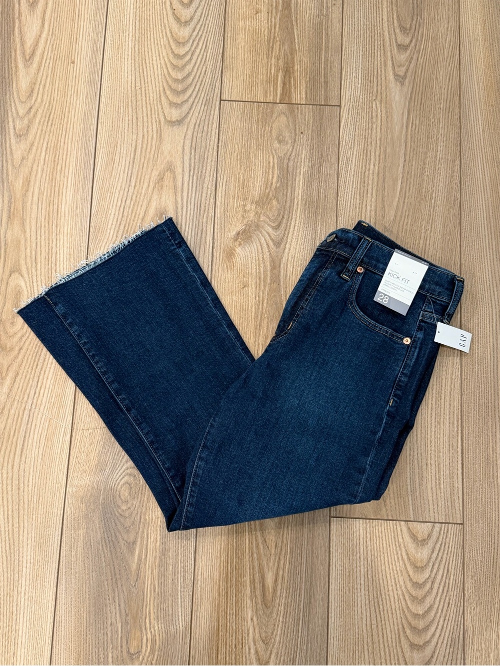 Gap Petite High Rise Kick Fit Jeans